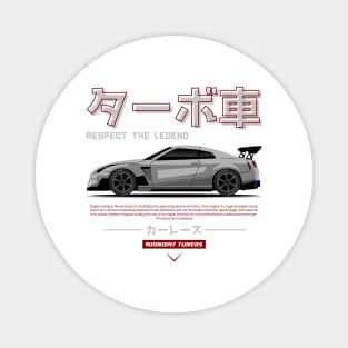 Silver JDM GTR R35 Legend Magnet